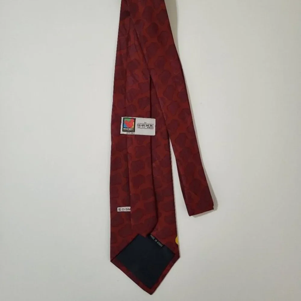 Vintage Disney Mickey‎ Mouse Balancine INC Men's Red Neck Tie Marching Band